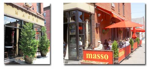 Masso Restaurant & Café, from its QueensWest.com directory listing