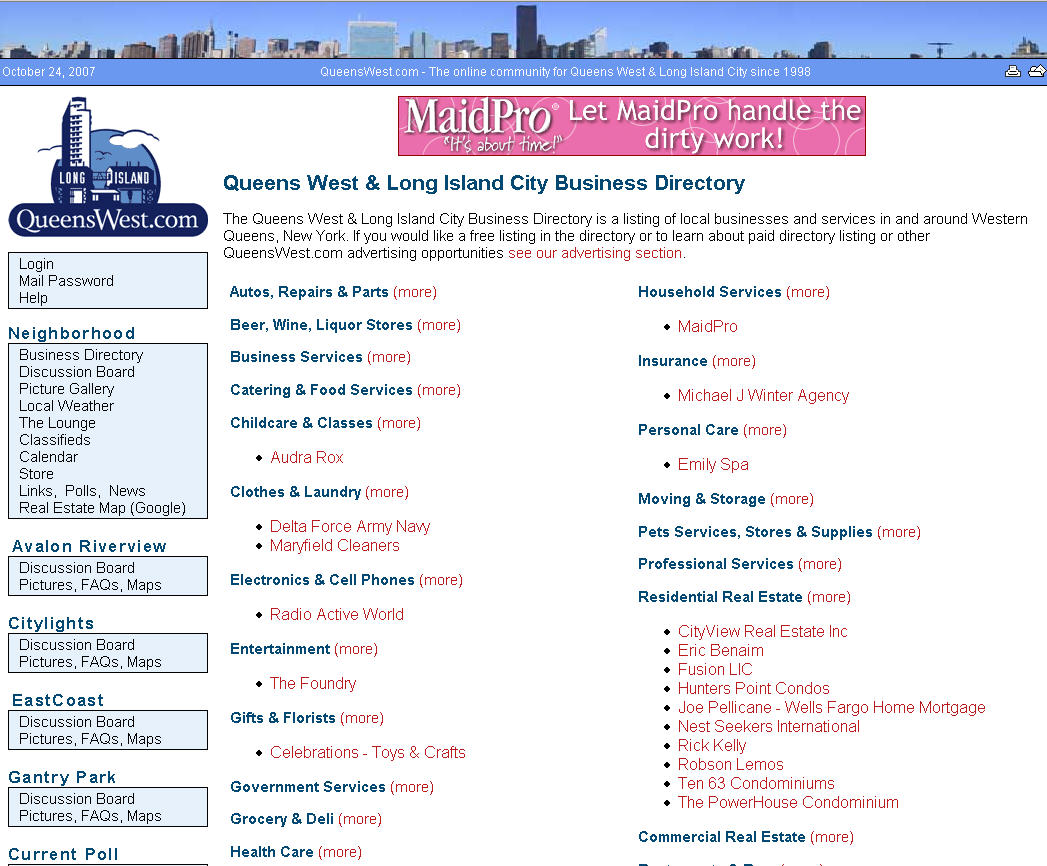QueensWest.com Business Directory