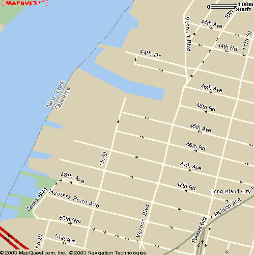 QueensWest.com bar crawl route map